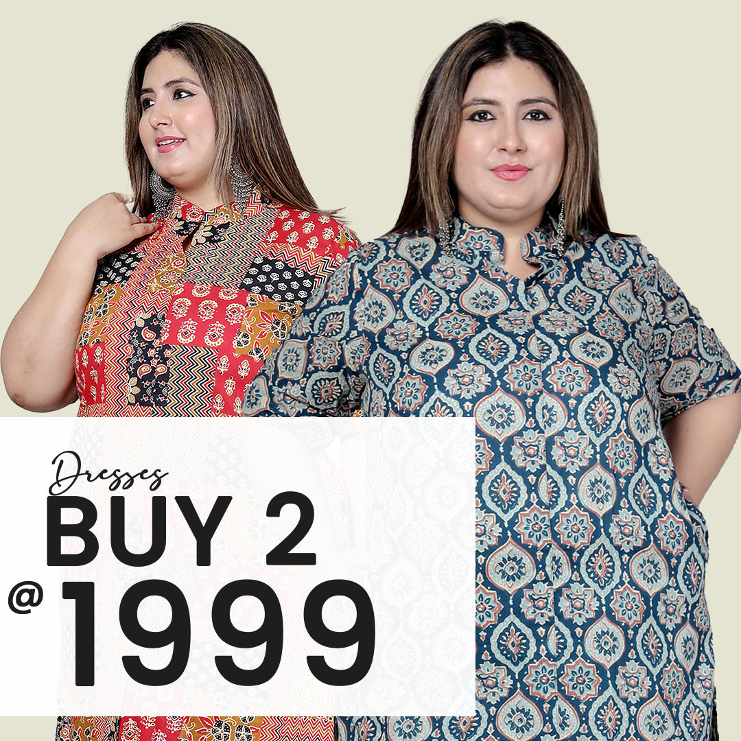 BUY 2 DRESSES AT 1999/-